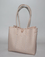 Bags from Recycled Plastic (White / Gold)