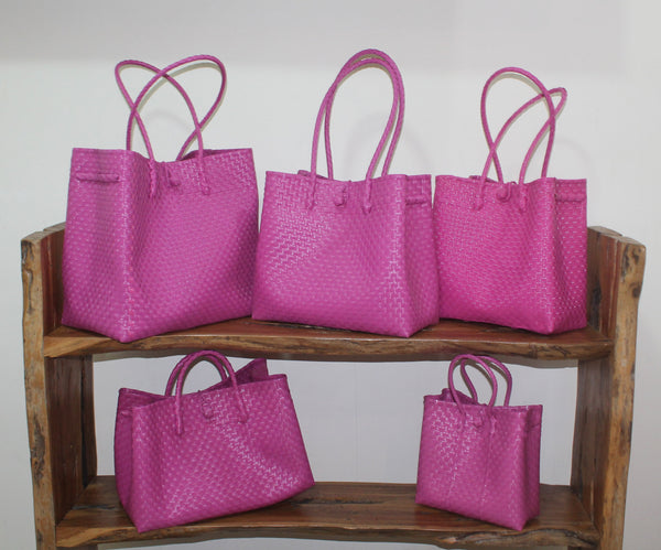 Bags from Recycled Plastic (Pink) – IndoExport