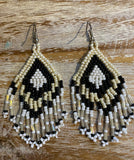 Long Earrings from Beads