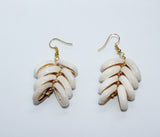 Large Earrings from Shell