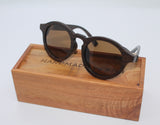Lady Sunglasses Made From Wood (Brown Lens)