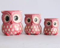 Owl set of 3 Small