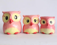 Owl set of 3 Small