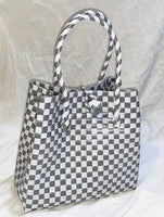 Bags from Recycled Plastic (White / Silver)