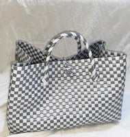 Bags from Recycled Plastic (White / Silver)