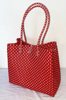 Bags from Recycled Plastic (Red / Red-White)