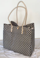 Bags from Recycled Plastic (Black / White-Gold)