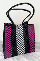 Bags from Recycled Plastic (Black / White / Purple)