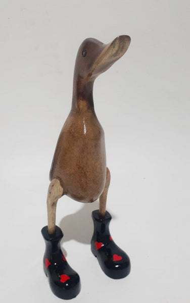 Duck with Black Boots