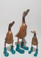Duck with Turquoise Boots