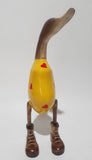Duck in Yellow with Red Harts and Boots