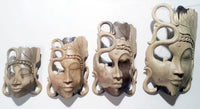 Mask Wood Carved by Artist