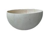 Natural WHITE Coconut Bowl