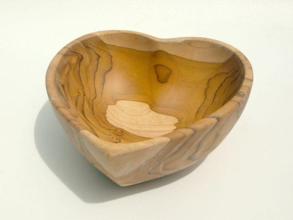 Heart shape bowl (Teak)