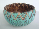 Coconut bowl Rattan ornament