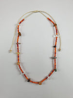 Choker Necklace from Yarn and Artificial Stone