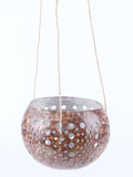 Hanging Coco T-Light Round Carved