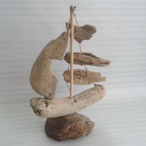 Driftwood Sailboat Small
