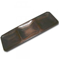 Plate Rectangular With 3 Compartment (Rosewood)