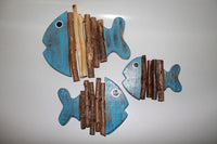 Wood Fish (Open mouth, Round Tale)