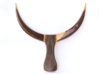 Wooden Buffalo Head in Palisander or Teak
